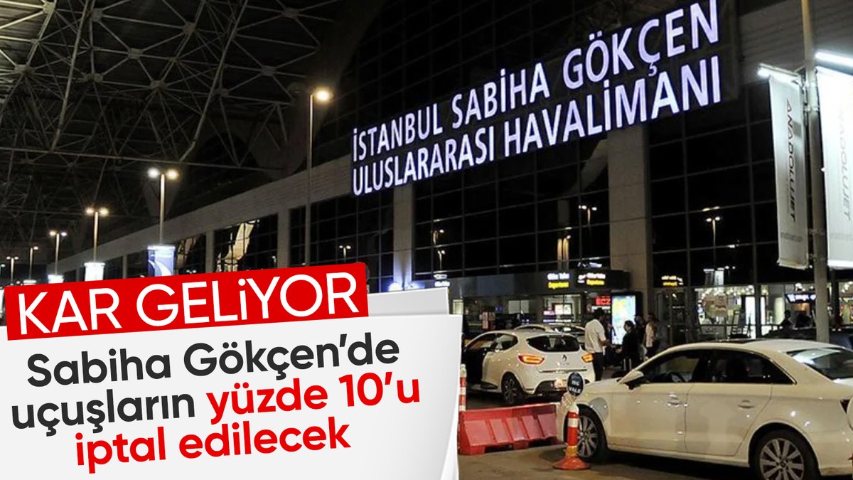 Sabiha Gökçen Havalimanı’nı kullanacaklar dikkat: Uçuşlar azaltılıyor